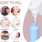 Travel Shampoo Bottle, Empty Plastic Squeeze Bottles 8.8oz with Flip Cap, Lotion Container for Toiletries Travel Size Shampoo and Conditioner