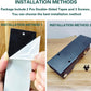 Door Stoppers for Bottom of Door, No Drilling Door Stopper, Door Holder to Keep Door Open, Under Door Noise Stopper, Drop Stops and Easy Install (Self-Adhesive Traceless Mounted)
