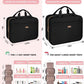 Black Toiletry Bag, Makeup Organizer, Travel Bag For Women Mens Toiletries, Waterproof with Hanging Hook, Large Capacity
