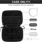 YouKnow Hard Case Compatible with PLAUD NotePin AI Voice Recorder - with Custom Foam Insert Holds Recorder, Magnetic Pin, Clip, Dock, Wristband & Cable (Case Only) (Black)