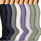 ACTINPUT 8 Pairs Compression Socks for Women & Men,Support Compression Stockings for Medical Running Athletic