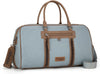 Wrangler Travel Duffel Bag Large Weekender Bag for Women Designer Carry on Overnight Bag for Trips Leather Luggage Bag Jean WG185-5110JN - Roamly