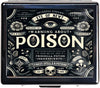 Cute and Portable Metal Pill Organizer – 8 Compartments, Elegant Chrome Finish, Ideal for Travel and Daily Use (Vintage Poison)