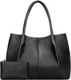 KKXIU Tote Bag for Women Vegan Leather Shoulder Purse Large Capacity Travel Bag