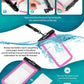 Hiearcool Waterproof Phone Pouch,Waterproof Phone Case for iPhone 16 15 14 13 Pro Max,IPX8 Phone Waterproof Pouch for Beach Cruise Ship Travel Essentials Green&Bright Red-2Pack