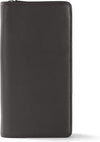 Leatherology Black Onyx Travel Zip Organizer Wallet, Passport Holder, RFID Available, Full Grain Leather
