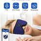 LC-dolida Sleep Headphones, Sleep Mask Bluetooth Wireless Music Eye Mask, Sleeping Headphones for Side Sleepers Sleep Mask with Bluetooth Headphones Ultra-Thin Stereo Speakers Perfect for Sleeping