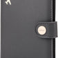 ZOPPEN Passport Holder Women, Passport Cover Travel Wallet Rfid Blocking Passport Wallet Cover Case Travel Essentials Document Organizer, Dark Grey