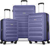 American Tourister Westridge Hardshell Luggage Set - 3 Piece Set - 20" Carry-On, 24” & 28” Checked Luggage Set with 360° Spinner Wheels - Expandable Suitcases for Extended Travel - Dusk Purple