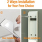 Door Stopper, Door Holder, No Drilling Door Stoppers, Easy Pedal Kick Down Door Stop(White x 1 Pack)