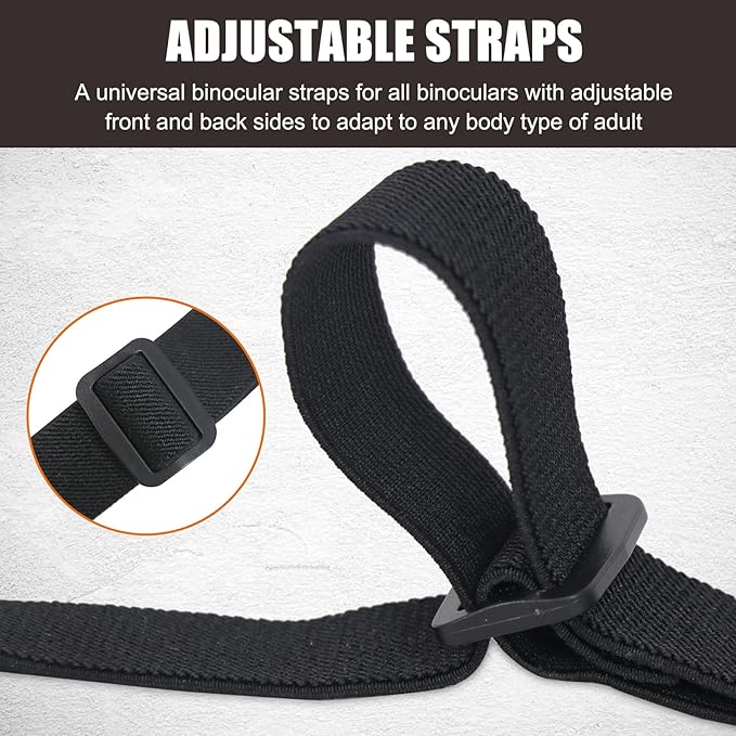 HUNTPAL Binocular Harness Strap for Hunting and Birding Wacthing, X-shaped Decompression Cross Body, Fit for Rangefinder