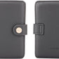 ZOPPEN Passport Holder Women, Passport Cover Travel Wallet Rfid Blocking Passport Wallet Cover Case Travel Essentials Document Organizer, Dark Grey
