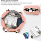 Joyway Expandable Luggage Sets 5 Piece Carry on and Check,Hardside Suitcase with Spinner Wheels and TSA Lock (Pink,20/24)