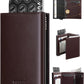 VULKIT Pop up Card Wallet Minimalist Cash Wallets RFID Blocking Leather Smart Credit Card Holder with ID window for Men