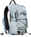 Water Buffalo Hydration Backpack - Sherpa 22L Hiking Backpack with Water Bladder - Water Backpack for Hiking with Waterproof Zippers, Phone & Pole Holders - Roamly