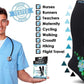 Physix Gear Compression Socks 20-30 mmHg - Men & Women - Running, Nurses, Shin Splints, Flight, Travel