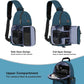MOSISO Camera Sling Bag, DSLR/SLR/Mirrorless Camera Backpack Case Shockproof Photography Backpack with Tripod Holder & Removable Modular Inserts Compatible with Canon/Nikon/Sony/Fuji