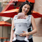 GROWNSY Baby Carrier Newborn to Toddler, Breathable Mesh Carrier(7-44lbs) with One-Click Sliding Clasp, Head Support, Ergonomic Design and Hands-Free Comfort, Silver Gray
