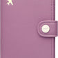 ZOPPEN Passport Holder Women, Passport Cover Travel Wallet Rfid Blocking Passport Wallet Cover Case Travel Essentials Document Organizer, Elegant Purple