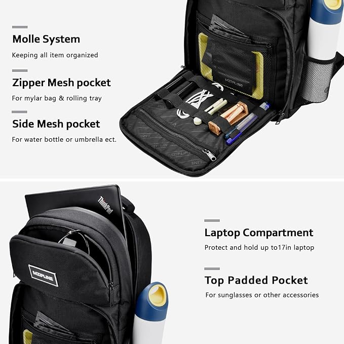 Travel Backpack Bag Anti-Theft Business Laptop Backpack with Lock,Large Daypack Travel bags for College Men & Women (Black)