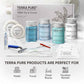 Terra Pure White Tea & Coconut Amenity & Accessory Kit |1oz Travel Size Shampoo, Conditioner, Lotion, Body Wash, 2 Cleansing Bars, Shave & Dental Sets, Make-Up Remover Wipes, & Vanity Kit | 60 Boxes