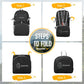 ZOMAKE Lightweight Packable Backpack 35L, Light Foldable Backpacks Water Resistant Collapsible Hiking Bag, Compact Folding Day Pack for Travel Camping(Black) - Roamly