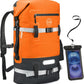 STOVER 5/10/25/30/40/55L Waterproof Backpack- Floating Dry Bag for Kayaking, Travel, Beach, Hiking, & Camping, Men/Women