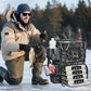 MATEIN Fishing Backpack with 4 Tackle Boxes, Fishing Bag with Rod Holder & Safety Compass & Cooler, Gifts for Fishermen