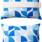 Patio Chairs Headrest Pillows,Outdoor Ledge Pool Lounge Chair Pillows with Insert Adjustable Elastic Stripe for Recliner Adirondack Head Neck Attachment, 2 Pack Size 11”*16” Blue