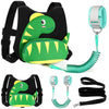 Accmor Toddler Harness Leash + Anti Lost Wrist Link, Cute Dinosaur Kids Harness with Leash, Adorable Child Harness Leash Wristband Strap Belt Protector for Baby Boys Girls to Outdoor Travel