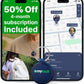 Highly Precise GPS Tracker for Keys, Backpack, Luggage & Kids – Built-in SIM, SOS Button - Smart Tag with Real-Time Tracking, Waterproof, iOS & Android Locator Device (4 Months Subscription incl)