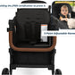 Keenz VYOO Stroller Wagon with Canopy - Foldable Design for Easy Storage, 5 Seating Positions for Kids, Enhanced Child Safety, All-Terrain Mobility, 2-Passengers, Black