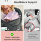 GROWNSY Baby Carrier Newborn to Toddler, Cozy Baby Wraps Carrier, Ergonomic Baby Carrier with Head Support, Deep Gray