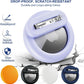Compatible for Air Tags-4 Pack Apple Kids Hidden, for Airtag Holder for Kid, for AirTag Hidden Kids Holder with Invisible Pin, Anti Lost, for Kid, Elderly,Luggage,Clothing(Black Navyblue Orange White)