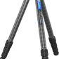 Leofoto 58" Lightweight Carbon Fiber Travel Tripod, Professional Compact Tripod for Camera DSLR Video, Max Load 55Lbs/25KG (LS-364CX)