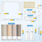 16pack Travel Bottles for Toiletries, TSA Approved Travel Size Containers Set, Leak Proof Refillable Liquid & Creams Toiletries Accessories Kit W/Toiletry Bag (Cream)