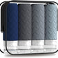 Travel Bottles for Toiletries, TSA Approved Silicone Travel Size Containers for Toiletries, BPA Free Leak Proof Refillable Essentials Accessories, Shampoo and Conditioner Bottles (Navy Blue)