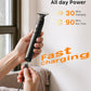 [2025 Upgraded] Body & Nose Hair Trimmer Kit, [All-in-One] Travel Beard Electric Shaver for Men, USB-C Fast Charging, Rechargeable Painless Razor Cordless Waterproof Wet/Dry, Black(Solo)