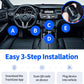 GPS Tracker for Vehicles, No Monthly Fee, No Subscription, Real-Time Tracking, 4G SIM and Data Included, Trip History, GeoFence, Speeding Alerts, OBD