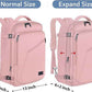MATEIN Womens Travel Backpack, Extra Large Carryon Backpack Fits Overhead Bin, Cute Weekender Daypack for Travel on Airplane, Traveling Accessories for Women, Pink