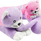Cabeau Airplane Travel Pillow for Kids – Evolution Kids – Neck Support for Sleeping on Airplanes, Trains, and Cars – Cute, Cozy, and Cuddly Animal Pal for On-The-Go Journeys (Kittens)
