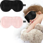Silk Sleep Eye Mask for Kids, 100% Real Natural Pure Silk Sleeping Masks, Blindfold Sleep Eye Cover with Adjustable Strap, Soft & Lightweight Night Eyeshade for Boys Girls Teens (2 Pack)