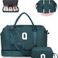 Womens Birthday Gift, Birthday Gift-Initial Travel Bag with Shoe Compartment, Personalized Weekender Bag, Monogram Overnight Bag for Women, Kids Duffel Bag with Makeup Bag (Letter Q) - Roamly