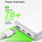 Belkin Portable Charger, USB C Power Bank 20000 mAh w/ 1xUSB-C Port & 2xUSB-A Ports, 15W w/Type-C to Type-A Cable - iPhone 16, Samsung Galaxy S25, Nintendo Switch 2, Google Pixel 10, etc. - White