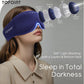 Sleep Mask with Headphones Bluetooth 5.4, TOPOINT 3D Eye Mask Blackout with Soft Bamboo Cotton for Side Sleepers Women Men, Sleep Headphones Earphones HD Speaker Microphone for Travel Meditation Gift
