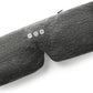 ALASKA BEAR Headphone Cotton Headband Bluetooth 5.2 HD Stereo Noise Reduction Eye Contour Built-in Cotton Sleep Mask with Thin Speakers Wireless Audio Sound Sports Headgear(Cool Gray)