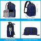 MOSISO Camera Sling Bag, DSLR/SLR/Mirrorless Camera Case Crossbody Photography Backpack with Tripod Holder&Removable Modular Inserts&PU Handle Compatible with Canon/Nikon/Sony, Navy Blue