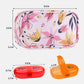 Serfeymi Weekly Travel Pill Organizer 2 Times A Day AM PM Upgraded Rainbow Pill Box 7 Day with Portable Zipper PU Leather Pill Case, Medicine Organizer for Pills, Vitamins, Fish Oils - Pink 03