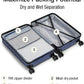 KYME Luggage Sets 2 Piece Hardshell 22"/26" Suitcase with Spinner Wheels Hardside Suitcases Sets with TSA Lock Lightweight Travel Luggage Set with Cup Holder for Women Men Navy