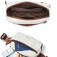 2L Fanny Packs Everywhere Belt Bag Small Fashion Crossbody Waist Pack Faux Leather Waterproof Sling Chest Bag For Women Trendy Beige